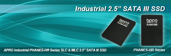 PHANES-HR SLC & MLC 2.5'' SATA III SSD